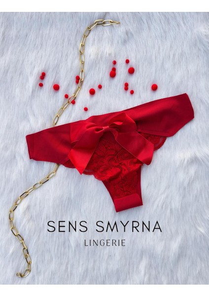 Arkası Fiyonk ve Dekolte Detaylı Külot