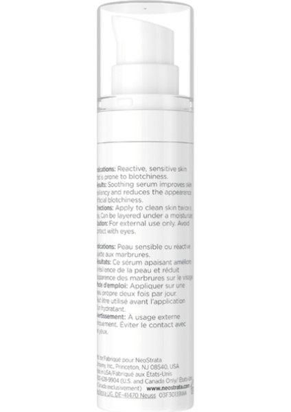 Kuru,hassas,reaktif Ciltler Için Nemlendirici,yatıştırıcı Kızarıklık Görünümü Karşıtı Serum 29 gr fiyatları