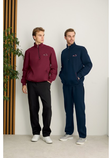 Erkek Uzun Kollu Battal Eşofman Takımı