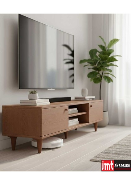 Imt Aksesuar Aspen 15 cm (6'lı Set Ceviz)Mobilya Kanepe Koltuk Baza Dolap Tv Ünitesi Yatak Odası Konsol Ayağı fırsatları