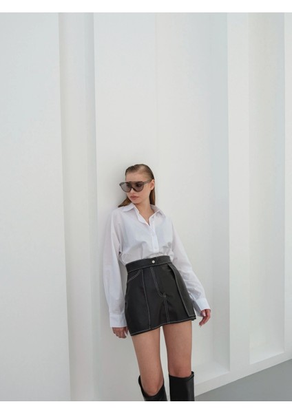 Kontrast Deri Etek Siyah W260015 indirimleri