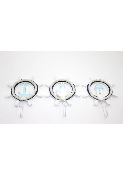 Ahşap Marin Dümenli Askılık ALK2476