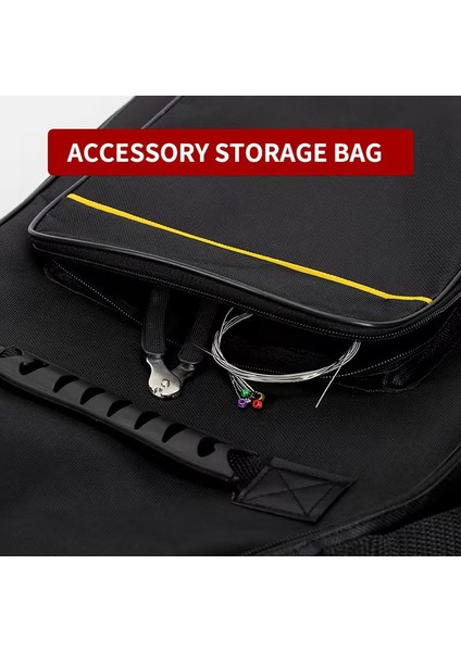 Elektro Gitar Kılıfı – 0.51 cm Kalın Dolgu, Büyük Aksesuar Cepleri, Ayarlanabilir Askı modelleri