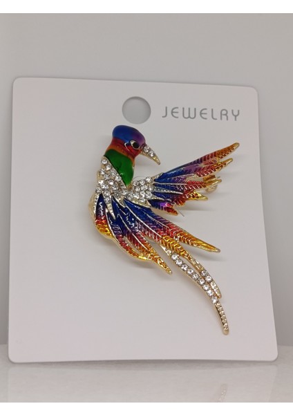 Çelik Anka Kuşu Deniz Yıldızı Kedi Li Tasarım Kadın Broş fiyatları