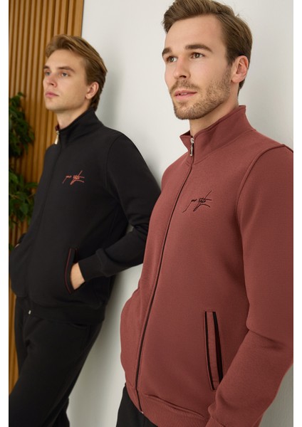 Erkek Uzun Kollu 3 Iplik Eşofman Takımı