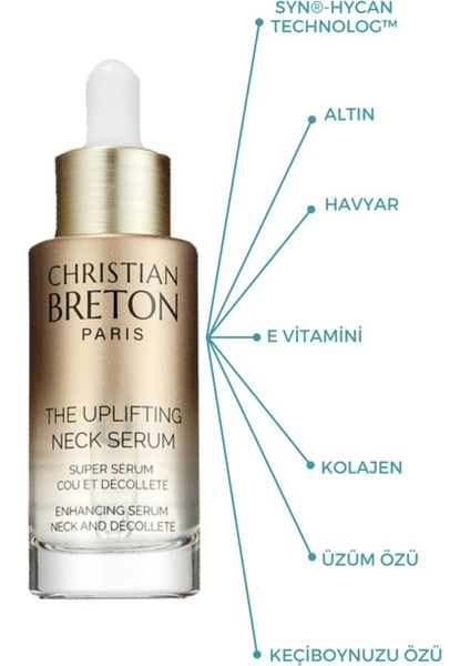 The Uplifting Boyun ve Dekolte Bölgesi Ince Çizgi ve Kırışıklık Azaltıcı Serumu 30ML modelleri