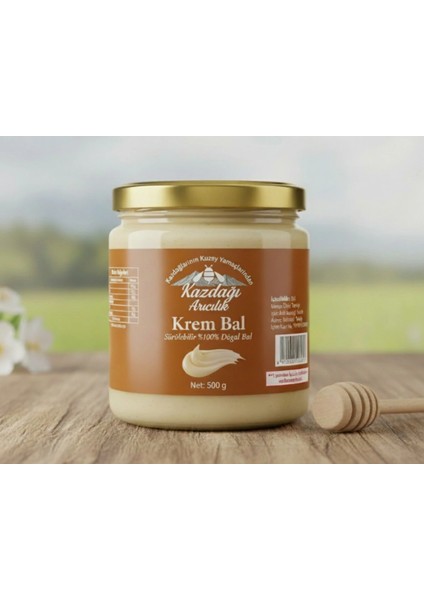 Krem Bal 500G (Sürülebilir %100 Doğal Bal)