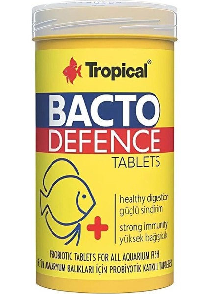 Bacto Defence Tablets 50 Adet Açık