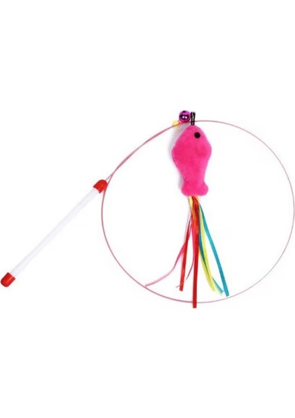 Balıklı Kedi Oyun Oltası 90 cm – Esnek Telli Tüylü Kedi Oyuncağı, Etkileşimli Eğlence Çubuğu modelleri