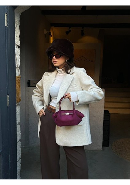 Reyl Kadın Retro Özel Kilit Aksesuarlı Kemer Tokalı Mini El ve Kol Çantası modelleri