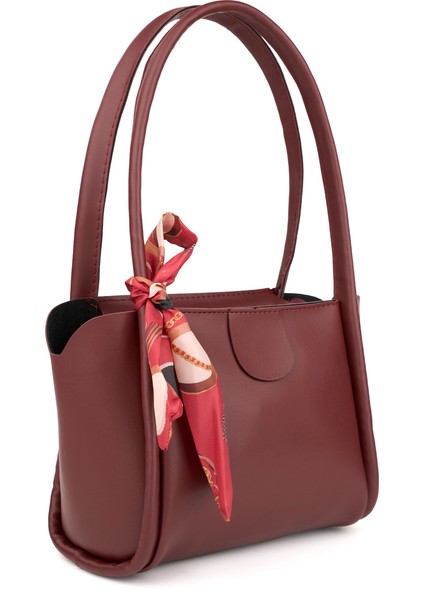 Moli Kadın Çift Saplı Fular Detaylı Küçük Boy El Kol ve Omuz Çantası fırsatları