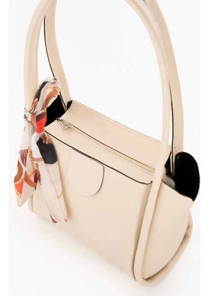 Moli Kadın Çift Saplı Fular Detaylı Küçük Boy El Kol ve Omuz Çantası fırsatları