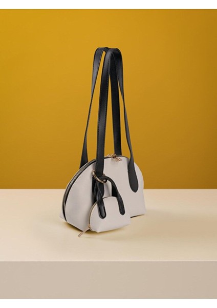 Mini Çantalı Charm Detaylı Uzun Saplı Kadın El ve Kol Çantası modelleri