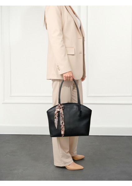 Laura Kadın Fularlı Çift Saplı Shopper El ve Omuz Çantası (Fular Rengi Değişebilir) fiyatları