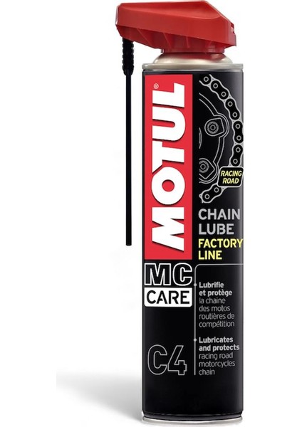 C4 Factory Line Zincir Yağı – O-Ring & X-Ring Uyumlu 400 ml