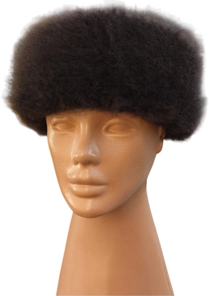 El Yapımı Tiftik Karışımı Yün Papak Bere Şapka -Doğunun Sıcaklığıyla Sarılmış Stil