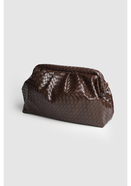 Meri Glow Örgü Detaylı El, Omuz ve Çapraz Çanta