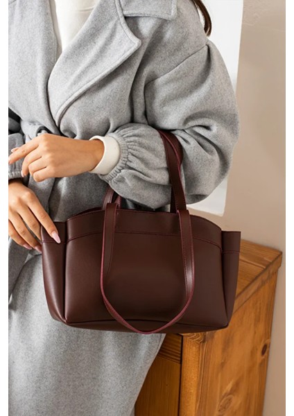 Mari Kadın Mıknatıs Kapaklı Cüzdan Detaylı El Kol ve Omuz Çantası modelleri