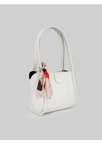 Moli Kadın Çift Saplı Fular Detaylı Küçük Boy El Kol ve Omuz Çantası modelleri