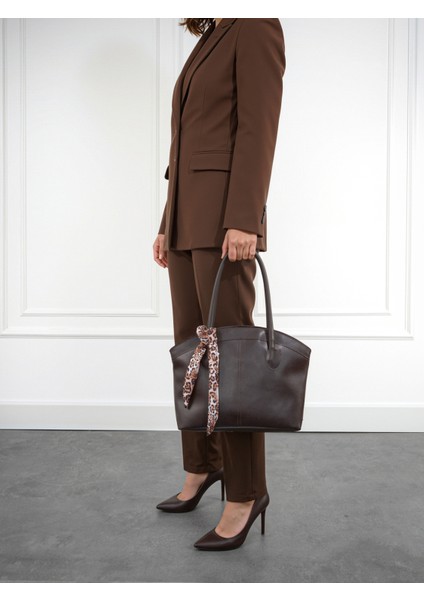 Laura Kadın Fularlı Çift Saplı Shopper El ve Omuz Çantası (Fular Rengi Değişebilir) fiyatları