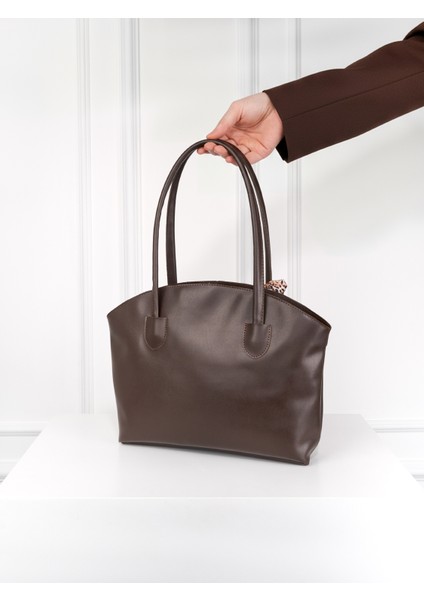 Laura Kadın Fularlı Çift Saplı Shopper El ve Omuz Çantası (Fular Rengi Değişebilir) modelleri