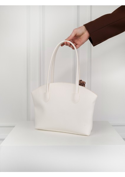 Laura Kadın Fularlı Çift Saplı Shopper El ve Omuz Çantası (Fular Rengi Değişebilir) modelleri