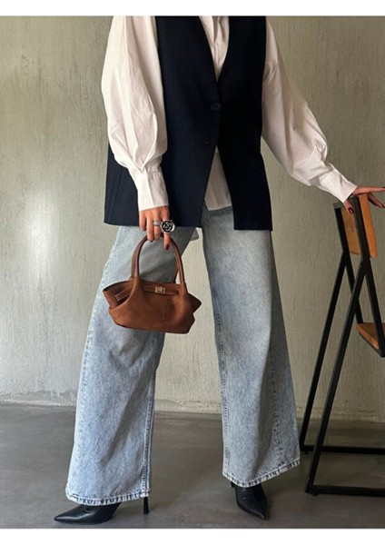 Reyl Kadın Retro Özel Kilit Aksesuarlı Kemer Tokalı Mini El ve Kol Çantası indirimleri