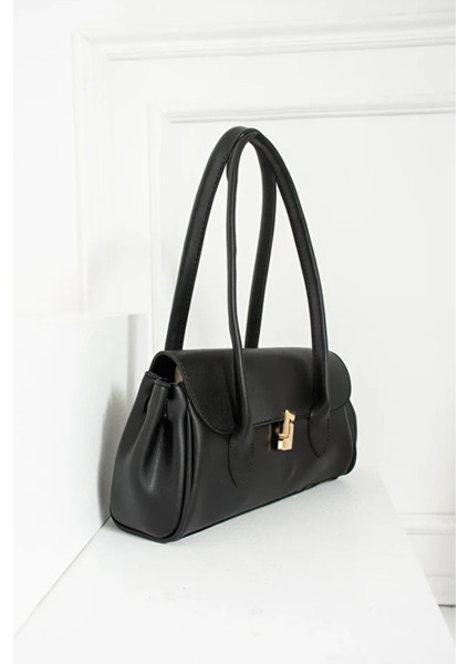 Mine Kadın Uzun Saplı Dikdörtgen Model El Kol ve Omuz Çantası