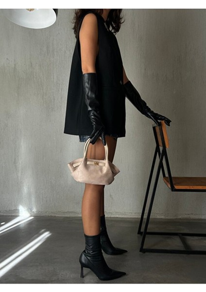 Reyl Kadın Retro Özel Kilit Aksesuarlı Kemer Tokalı Mini El ve Kol Çantası fırsatları