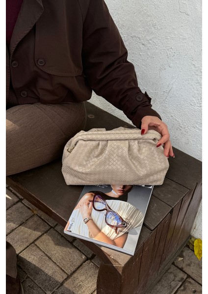 Meri Glow Örgü Detaylı El, Omuz ve Çapraz Çanta modelleri