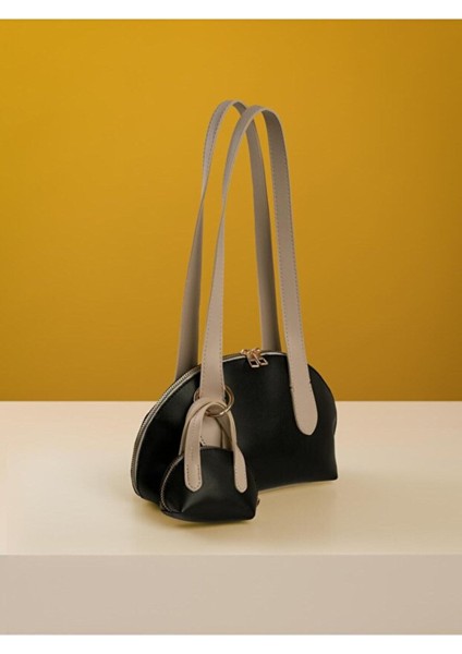 Mini Çantalı Charm Detaylı Uzun Saplı Kadın El ve Kol Çantası modelleri