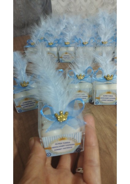 30 adet Etiketli Süslemeli Buble Mum fiyatları