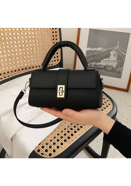 Miss Kadın Çevirmeli Kilitli Çıkarılabilir Askıli El Omuz ve Kol Çantası