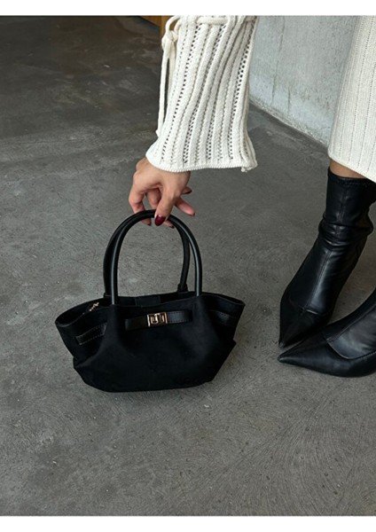 Reyl Kadın Retro Özel Kilit Aksesuarlı Kemer Tokalı Mini El ve Kol Çantası indirimleri