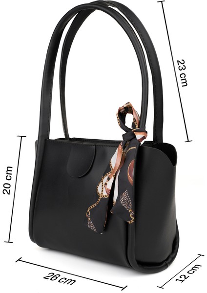 Moli Kadın Çift Saplı Fular Detaylı Küçük Boy El Kol ve Omuz Çantası fiyatları