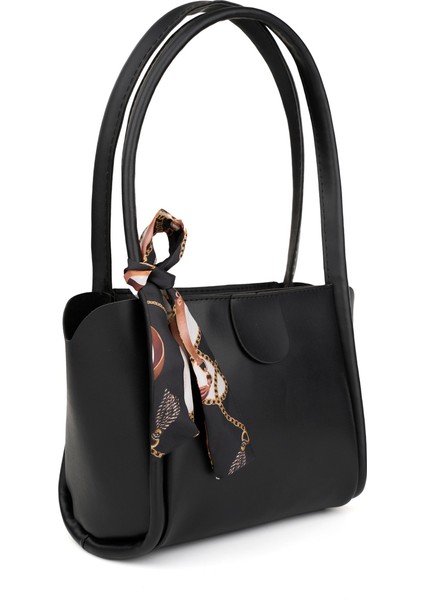 Moli Kadın Çift Saplı Fular Detaylı Küçük Boy El Kol ve Omuz Çantası fırsatları