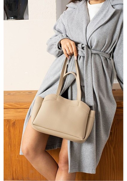 Mari Kadın Mıknatıs Kapaklı Cüzdan Detaylı El Kol ve Omuz Çantası modelleri