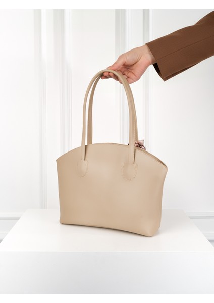 Laura Kadın Fularlı Çift Saplı Shopper El ve Omuz Çantası (Fular Rengi Değişebilir) modelleri