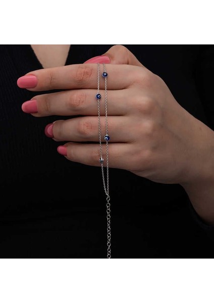 Gümüş Nazar Kadın Bileklik