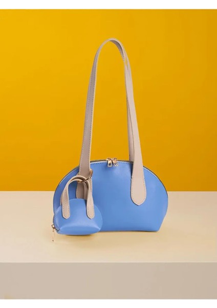 Mini Çantalı Charm Detaylı Uzun Saplı Kadın El ve Kol Çantası modelleri