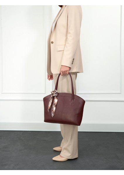 Laura Kadın Fularlı Çift Saplı Shopper El ve Omuz Çantası (Fular Rengi Değişebilir) fiyatları