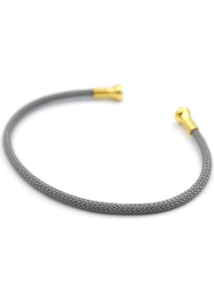 Hasır Pndr Bileklik - Gri