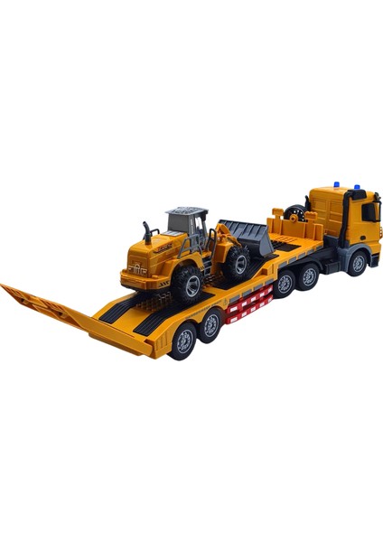 Can-Em HT079 Şarjlı Uzaktan Kumandalı Işıklı Transporter Tır 1:24 | Rc Full Fonksiyon Kamyon – 3+ Yaş modelleri