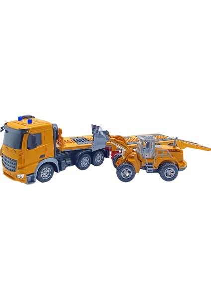 Can-Em HT079 Şarjlı Uzaktan Kumandalı Işıklı Transporter Tır 1:24 | Rc Full Fonksiyon Kamyon – 3+ Yaş fırsatları