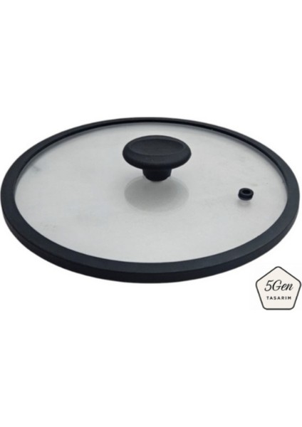 Silikon Çerçeveli ve Kulplu Modern Cam Tencere Kapağı – Tencere Çizmez, Sessiz Kapanan Soft Tasarım (18-20-24-26-28 Cm) fiyatları