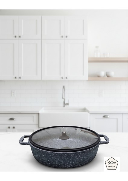 Silikon Çerçeveli ve Kulplu Modern Cam Tencere Kapağı – Tencere Çizmez, Sessiz Kapanan Soft Tasarım (18-20-24-26-28 Cm) indirimleri