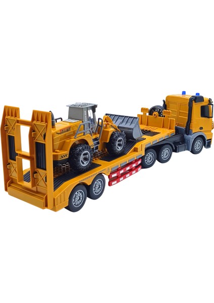 Can-Em HT079 Şarjlı Uzaktan Kumandalı Işıklı Transporter Tır 1:24 | Rc Full Fonksiyon Kamyon – 3+ Yaş