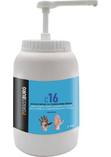 Endüstriyel El Temizleme Kremi 3 kg