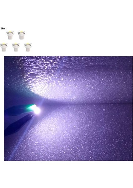 ( 5 x Adet ) 1 Set T5 B8.5d Model LED Duylu Dipsiz Ampul Beyaz 1.2W (T5 B8.5d Whıte) modelleri