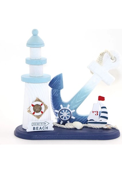 Ahşap Marin Çapalı Deniz Feneri ALK2451